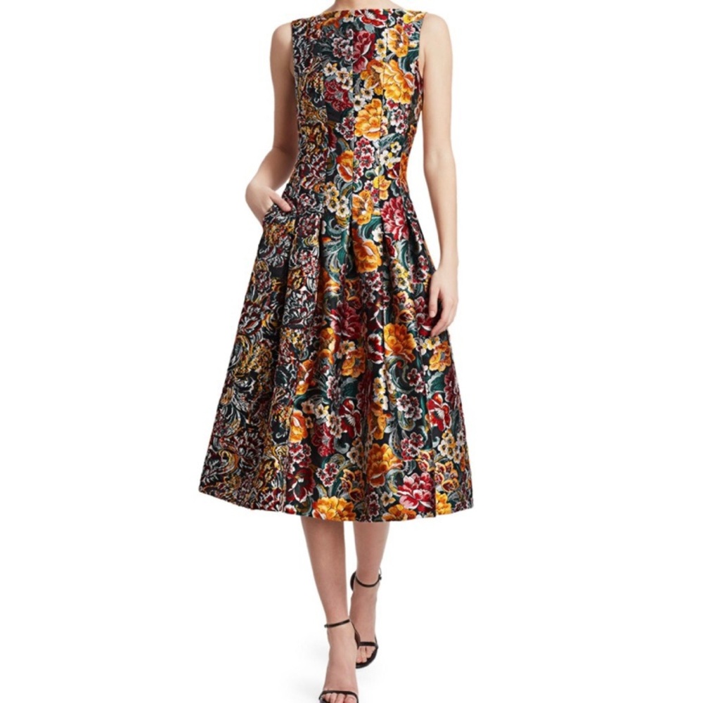 Oscar de la Renta Jacquard Dress✨